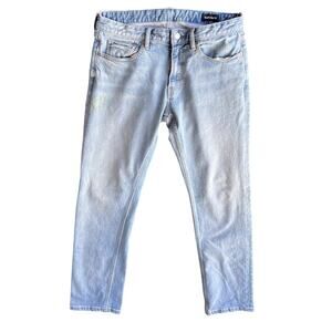 Men's Bonobos Jeans Slim Fit light wsh 5 pocket 98% organic cotton 2% spandex